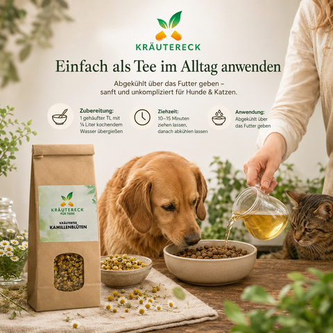 Hund & Katze - Kamillenblüten