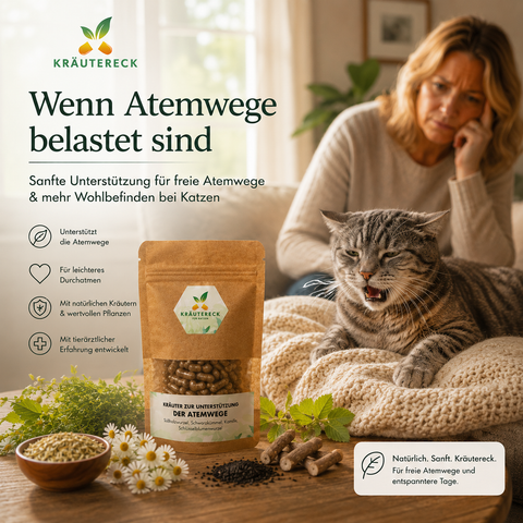 Katze Atemwege - Kräuterkapseln