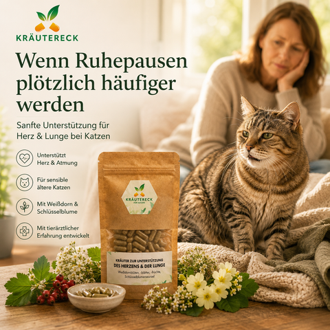 Katze Herz & Lunge - Kräuterkapseln