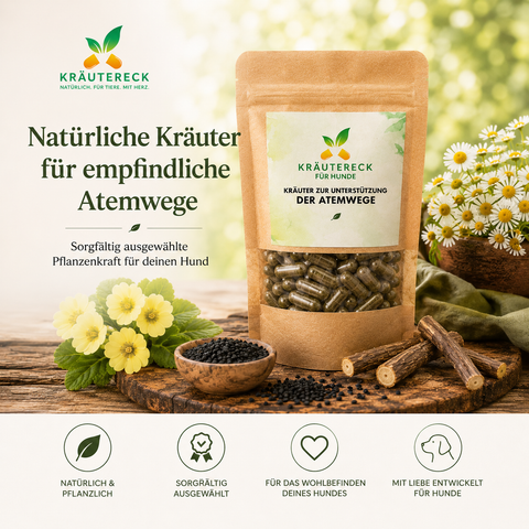 Hund Atemwege - Kräuterkapseln