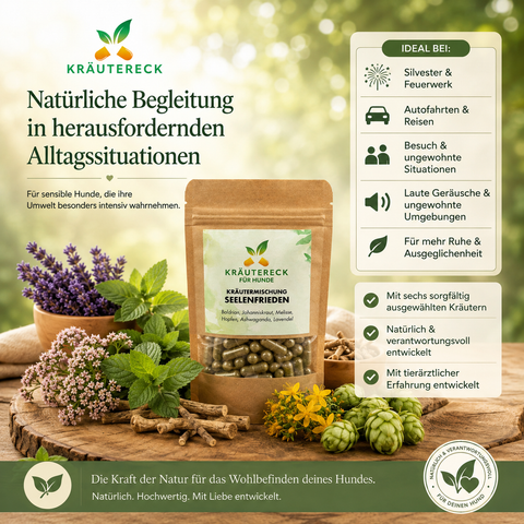 Hund Seelenfrieden - Kräuterkapseln