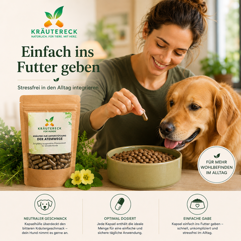 Hund Atemwege - Kräuterkapseln