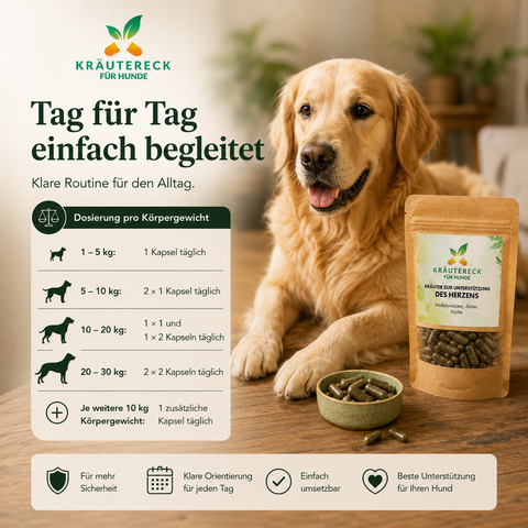 Hund Herz - Kräuterkapseln