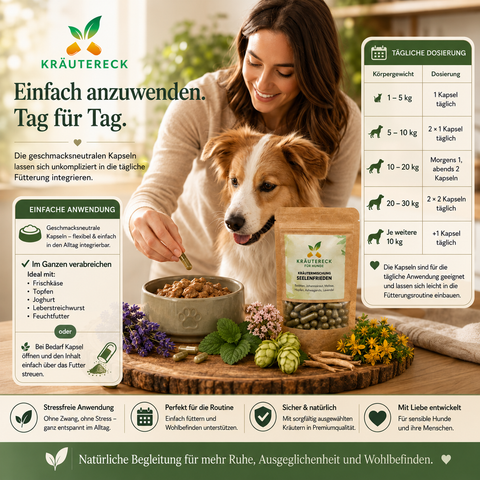 Hund Seelenfrieden - Kräuterkapseln