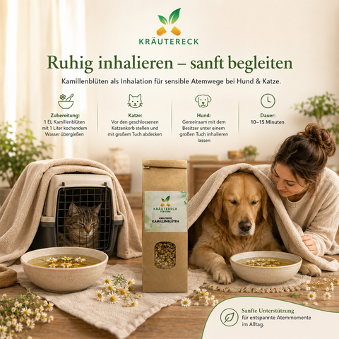 Hund & Katze - Kamillenblüten