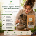 Dosierungsempfehlung für Kräutereck Seelenfrieden Katze mit täglicher Routine und sanfter Gewöhnung an die Kräuterkapseln