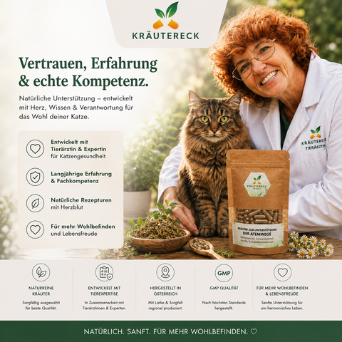 Katze Atemwege - Kräuterkapseln