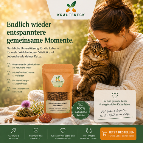 Katze Leber - Kräuterkapseln