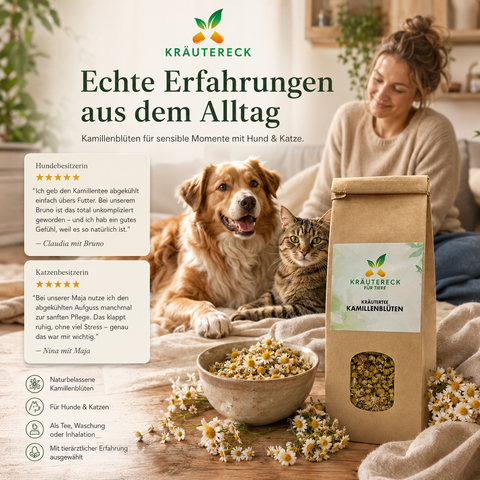 Hund & Katze - Kamillenblüten