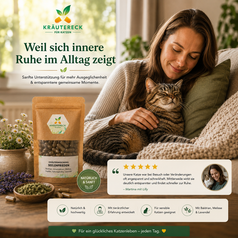 Katze Seelenfrieden - Kräuterkapseln